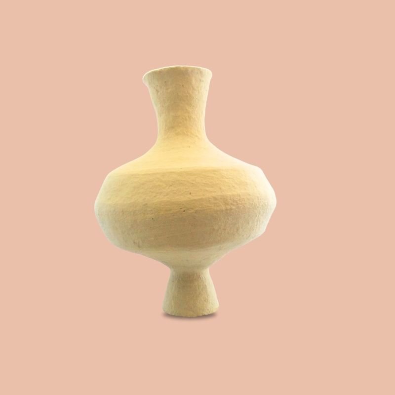 103-1.jpg Paper Mache Vase - Image 1