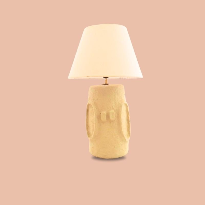 30-4.jpg Paper Mache Lamps - Image 1