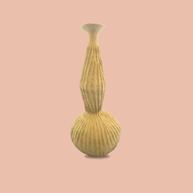 55-3.jpg Paper Mache Vase - Image 1