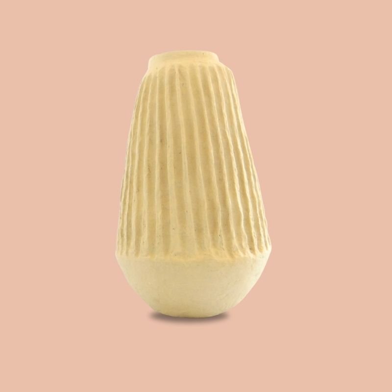 65-3.jpg Paper Mache Vase - Image 1