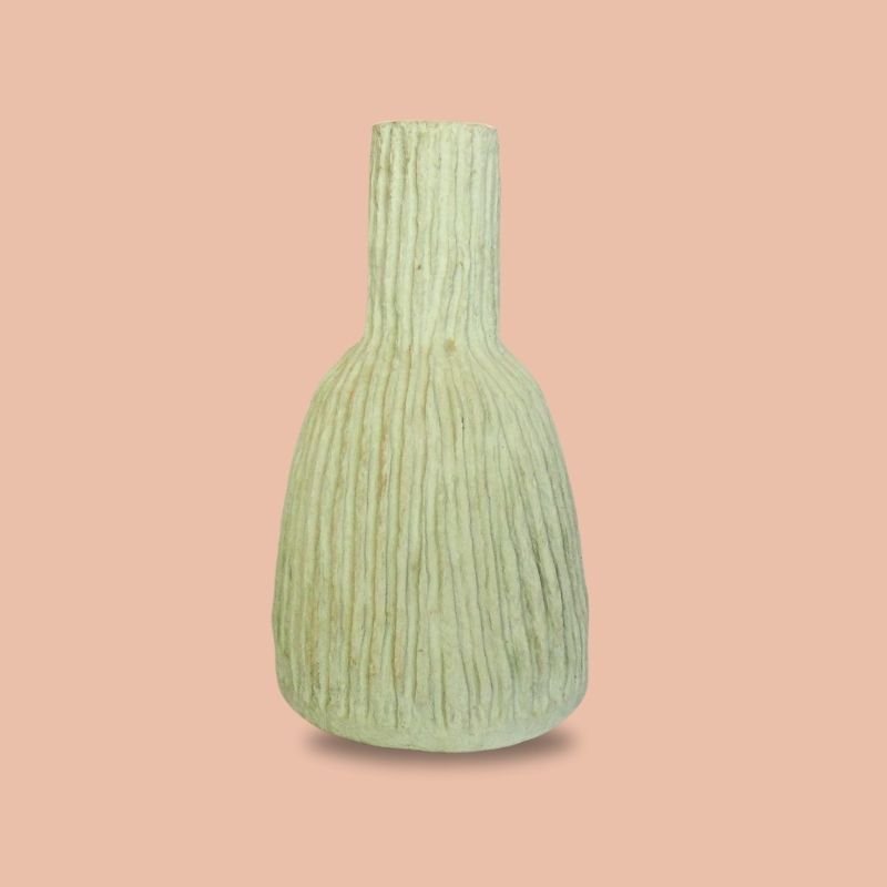 80-2.jpg Paper Mache Vase - Image 1